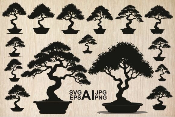 Bonsai Trees Silhouettes Vector: A Designer’s Real-Use Review