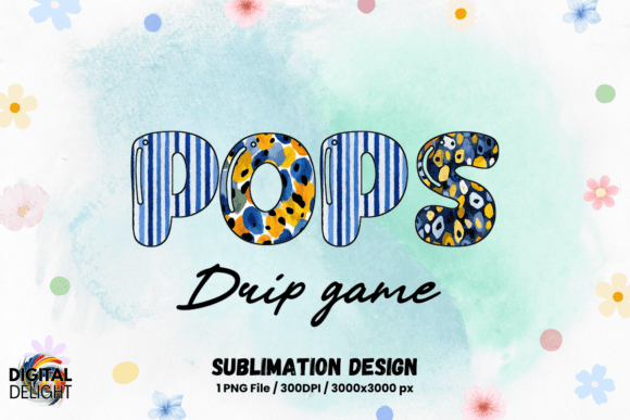 City Cool Vibes POPS Drip: Urban Graphics for Modern Design Projects