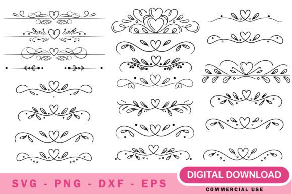 Dividers SVG Bundle: Elegant Graphics for Crafters & Illustrations Lovers