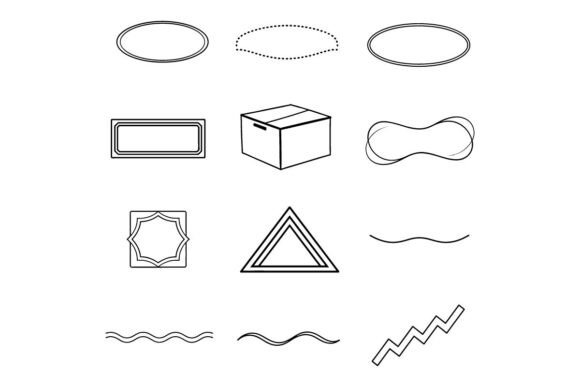 Hand Drawn Simple Elements Set: Playful Graphics for Branding and Illustrations