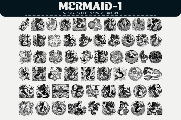Mermaid Vector Clipart – 57 Designs: A Brand Designer’s Review for Marketing & Visual Content