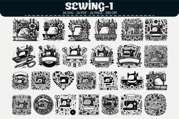 Sewing Machine Clipart – 26 Designs Review